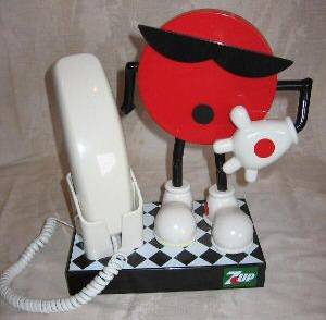 Advertising Collectibles - 7 Up Spot Telephone