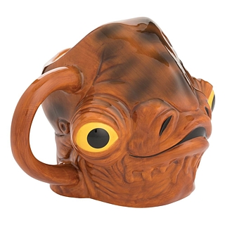 Classic Star Wars Collectibles - Admiral Ackbar Sculpted Ceramic Mug