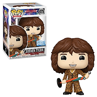 Rock and Roll Collectibles - Aerosmith Steven Tyler Leopard Print Suit POP! Rocks Vinyl Figure 475