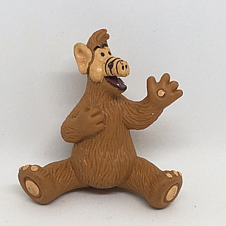 Television Characters Collectibles - ALF Rubber Figure- Alien Life Form - Hey Lucky - Hah! I Kill Me!