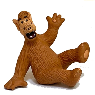 Television Characters Collectibles - ALF Rubber Figure- Alien Life Form - Hey Lucky - Hah! I Kill Me!
