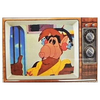 Television Characters Collectibles - ALF - Alien Life Form - Alf Tales Cartoon Metal TV Magnet