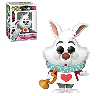 Walt Disney Movie Collectibles - Alice in Wonderland White Rabbit with Horn POP! Vinyl Figure 1772 by Funko