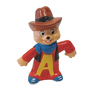 Cartoon Character Collectibles - Alvin and the Chipmunks - Alvin Cowboy PVC