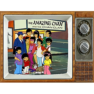 Television Cartoon Character Collectibles - Hanna Barbera's Amazing Chan and the Chan Clan TV Magnet