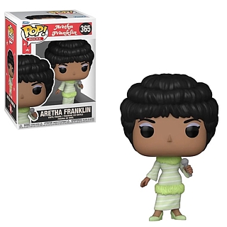 Music Collectibles -Aretha Franklin in Green Dress POP! Rocks Vinyl Figure POP! 365