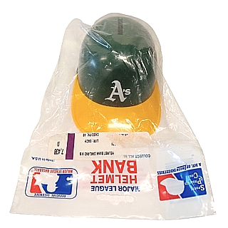 Major League Baseball - Oakland Athletics Helmet Bank
