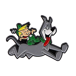 Hanna-Barbera Classic Cartoon Collelctibles The Jetsons Elroy and Astro Enamel Pin / Tie Tack