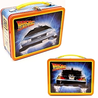 80's Movie Collectibles - Back to the Future Metal Tin Tote Lunch Box