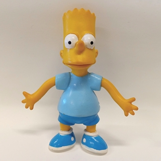 The Simpsons Collectibles - Bart Simpson Bendy Bendable Rubber Figures
