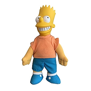 The Simpsons Collectibles - Bart Simpson Burger King Cloth Doll with Vinyl Head