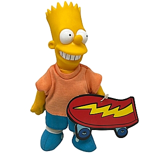 The Simpsons Collectibles - Bart Simpson Burger King Cloth Doll with Vinyl Head