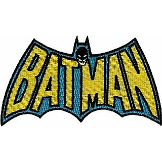 Batman Bat Logo Iron On Patch