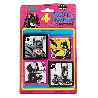 Batman Plastic Slide Puzzles - Bat Man, Cat Woman, Penguin