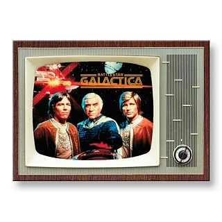 Television from the 1970's Collectibles - Battlestar Galactica Metal TV Magnet