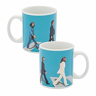 The Beatles - Blue Abbey Road Ceramic Mug