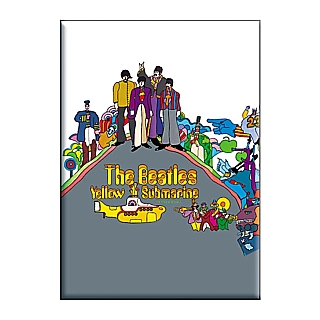 Classic Rock Collectibles - The Beatles Yellow Submarine Group Metal Locker Magnet