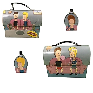 MTV's Beavis and Butthead Collectibles - Beavis and Butthead Metal Dome Lunch box