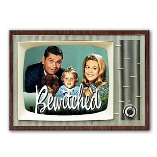 Television Show Collectibles from the 1970's - Bewitched - Metal TV Magnet