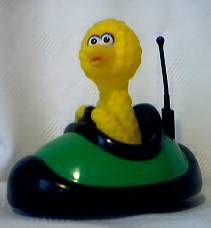 Sesame Street Big Bird in Bumper Car