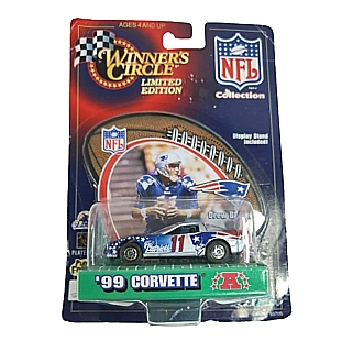 National Football League - NFL New England Patriots Drew Bledsoe Winners Circle Corvette Car
