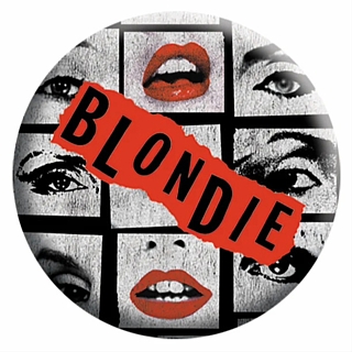 Blondie Collectibles - Debbie Harry Eyes and Lips Pinback Button