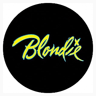 Blondie Collectibles - Blondie Logo Pinback Button