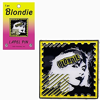 New Wave Music Collectibles - Debbie Harry Enameled Metal Lapel Pin / Tie Tack