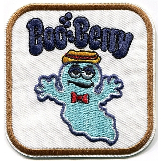 General Mills Cereal Collectibles - Monster Cereal Boo Berry Embroidered Iron-On Patch