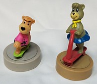 Hanna Barbera Collectibles - Boo Boo and Cindy Bear Rolling Figures Wendy's