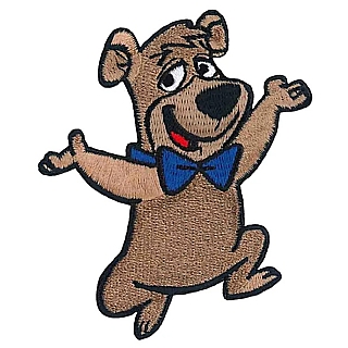 Television Character Collectibles - Hanna Barbera Boo-Boo Embroidered Iron-On Patch