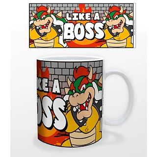 Video Game Characters - Nintendo Super Mario Bowser Like A Boss Ceramic Mug