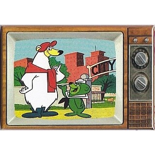 Television Character Collectibles - Hanna Barbera's Breezly and Sneezly TV Magnet