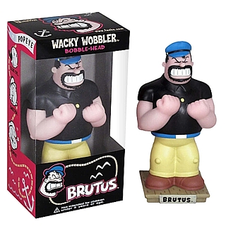 Popeye Collectibles - Brutus Bluto Wacky Wobbler Bobble head Doll, Nodder