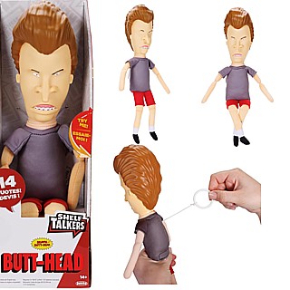 1990's Televsision Cartoon Character Collectibles - MTV's Beavis and Butt-Head 12 inch Butt-Head Shelf Talkers Pull-String Talking Figure