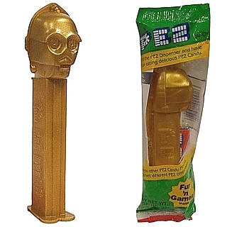 Star Wars Collectibles - C-3PO Pez Dispenser in Green Package