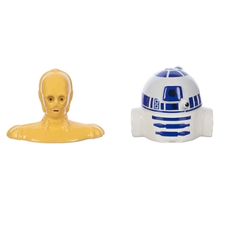 Classic Star Wars Collectibles - C-3PO and R2-D2 Ceramic Salt and Pepper Shakers