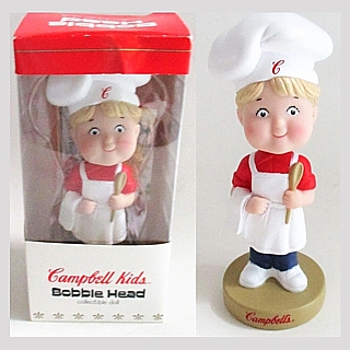 Campbells Collectibles - Campbell's Kids Boy Chef Bobble Head Nodder Doll