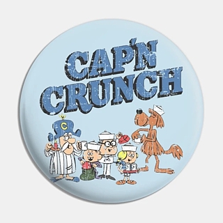 Advertising Collectibles - Cap'n Crunch Cereal Metal Pinback Button