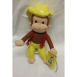 Television Character Collectibles - Curious George 11715CBB Cowboy Plush Beanie