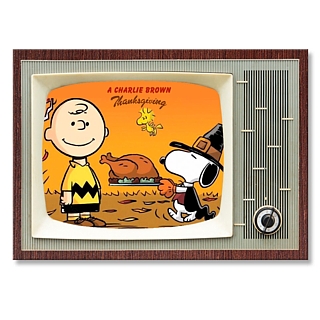 Snoopy and Peanuts Collectibles - A Charlie Brown Thanksgiving TV Magnet