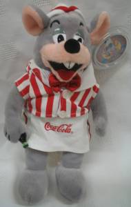 Advertising Collectibles - Chuck E Cheese Coke Plush