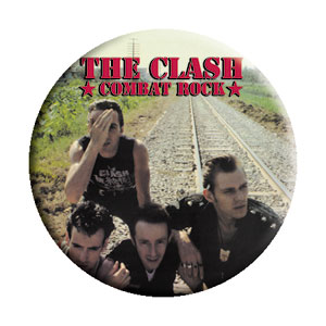 The Clash Combat Rock Pinback Button
