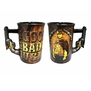 1970's Spaghetti Western Collectibles - Clint Eastwood in The Good, The Bad and The Ugly - Ceramic Mug