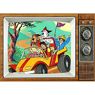 Television Cartoon Character Collectibles - Hanna Barbera's Clue Club TV Magnet