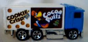 General Mills Cereal Collectibles - Cocoa Puffs Cookie Crisp Hot Wheels Truck