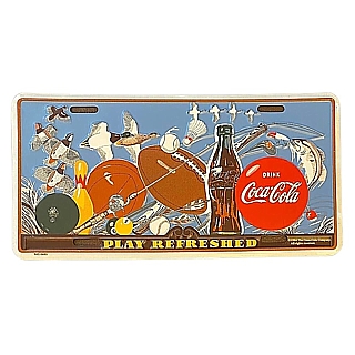 Coca-Cola Collectibles - Coke License Plate