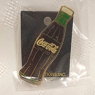 Coca-Cola Collectibles - Large Coke Bottle Enamel Pin or Tie Tack