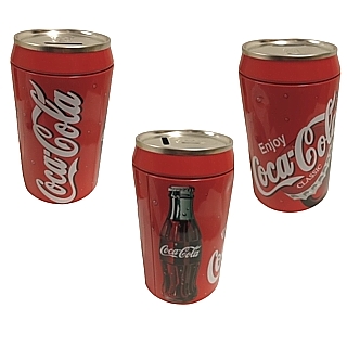 Coca-Cola Collectibles - Coke Tin Can Bank Canister