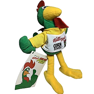 Kelloggs Cereal Collectibles - Cornelius the Rooster Corn Flakes Breakfast Bunch Beanbag Character